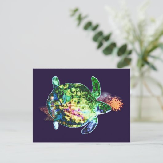 De Cosmic Color Bringer Briefkaart (Staand voorkant)