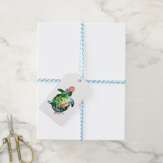 De Cosmic Color Bringer Cadeaulabel (Met Touw)