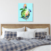 De Cosmic Color Bringer Canvas Afdruk (Insitu (Slaapkamer))