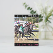 De Cotillion Winner. Briefkaart (Staand voorkant)