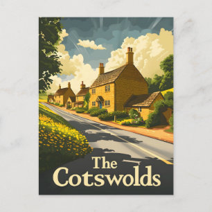 De Cotswolds Engeland Vintage Briefkaart