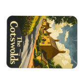 De Cotswolds Engeland Vintage Magneet (Horizontaal)