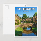 De Cotswolds reizen door Engeland Briefkaart (Voorkant / Achterkant)