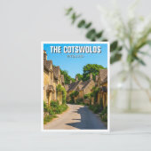De Cotswolds reizen door Engeland Briefkaart (Staand voorkant)