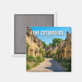 De Cotswolds reizen door Engeland Magneet (Voorkant / Achterkant)