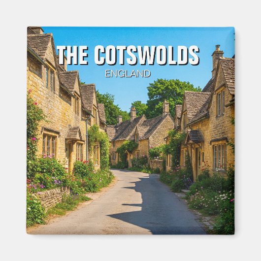 De Cotswolds reizen door Engeland Magneet (Voorkant)