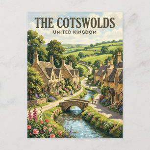 De Cotswolds Verenigd Koninkrijk Briefkaart