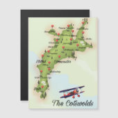 De Cotswolds Vintage Kaart (Voorkant / Achterkant)