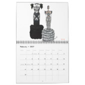 De COURAGEOUS Catwalk geïllustreerd kalender (Feb 2027)