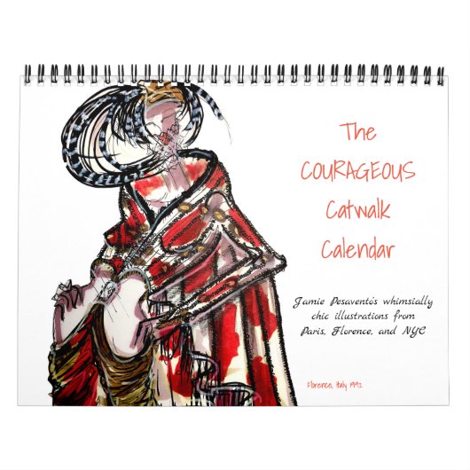 De COURAGEOUS Catwalk geïllustreerd kalender (Hoes)