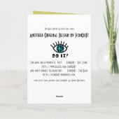 De coureur (Vaderdag-kaart) Kaart (Achterkant)