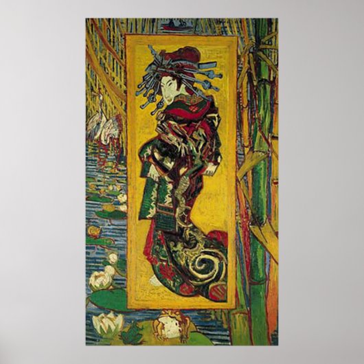 De Courtisane door Vincent van Gogh Poster (Voorkant)