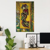 De Courtisane door Vincent van Gogh Poster (Thuiskantoor)