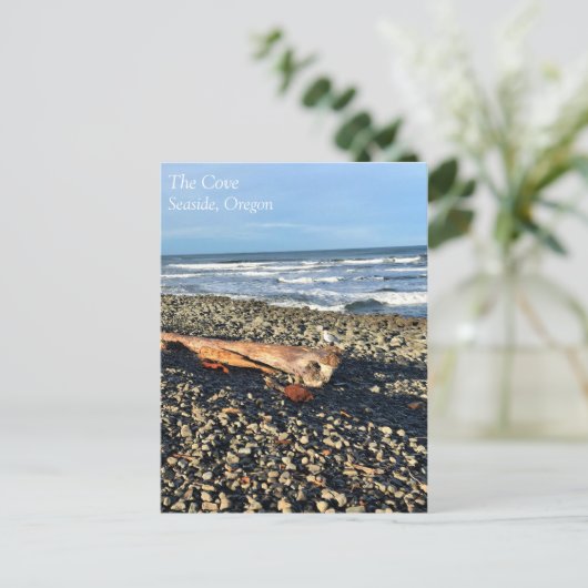 De cove in Seaside, Oregon Briefkaart (Staand voorkant)