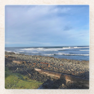 De cove in Seaside, Oregon Glazen Onderzetter