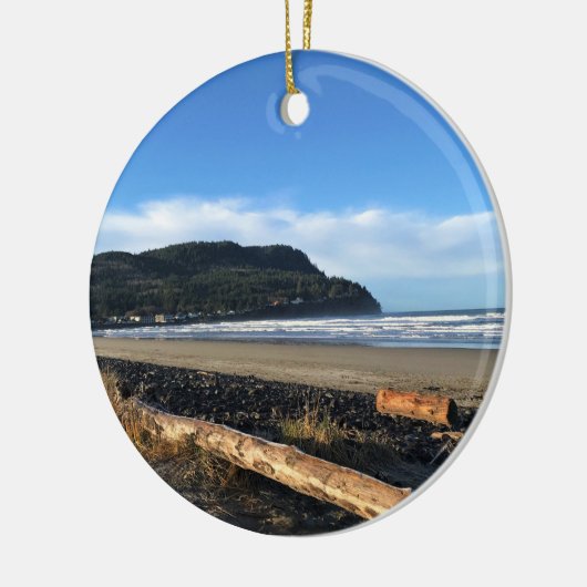 De cove in Seaside, Oregon Keramisch Ornament (Links)