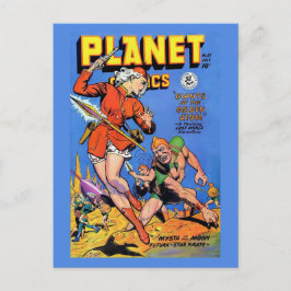 De cover van Planet Comics #55 |  strip Briefkaart