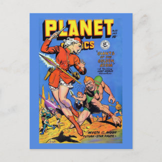 De cover van Planet Comics #55 |  strip Briefkaart