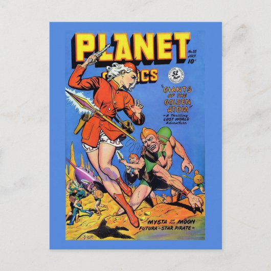 De cover van Planet Comics #55 |  strip Briefkaart (Voorkant)