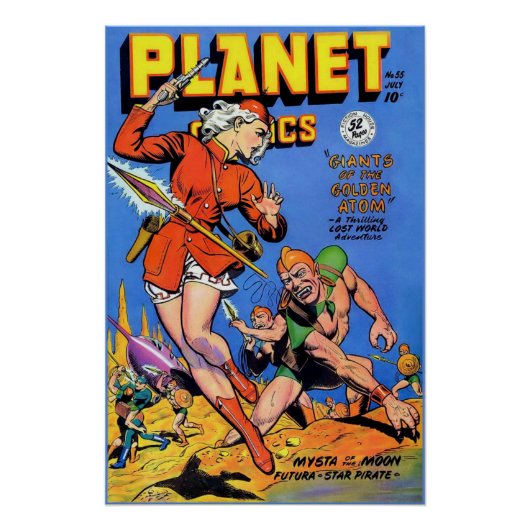 De cover van Planet Comics #55 | strip Perfect Poster (Voorkant)
