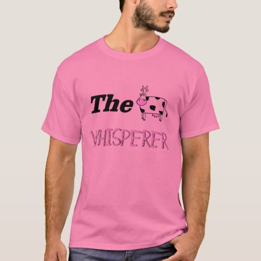 De Cow Whisperer Gifts T-shirt (Voorkant)