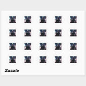 De Cowary Blauwe Bliksem Jager Sticker (Vel)
