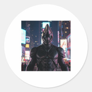 De Cowary Blauwe Bliksem Jager Sticker