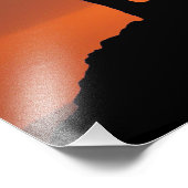 De Cowboy aan de voet van de digitale kunst Foto Afdruk (Hoek)