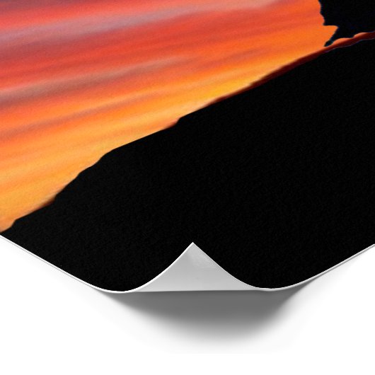 De cowboy bij het Christelijke Westerne Poster van (Hoek)