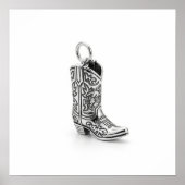 De Cowboy Boot Charm Poster (Voorkant)