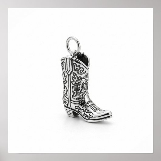 De Cowboy Boot Charm Poster (Voorkant)