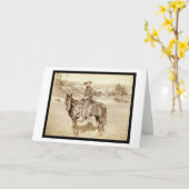 De cowboy BR 1887 Kaart (Gele Bloem)