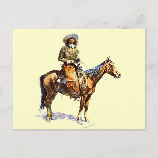 De Cowboy Briefkaart (Voorkant)