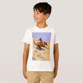 De Cowboy (door Frederic Remington) T-shirt (Voorkant volledig)