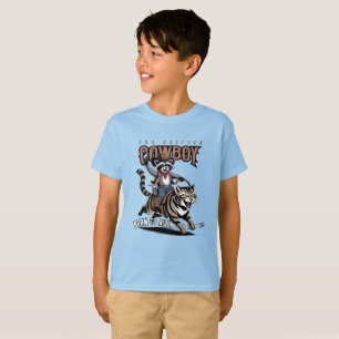 De cowboy met het beestje (Lt. mode)   Kids T-shirt
