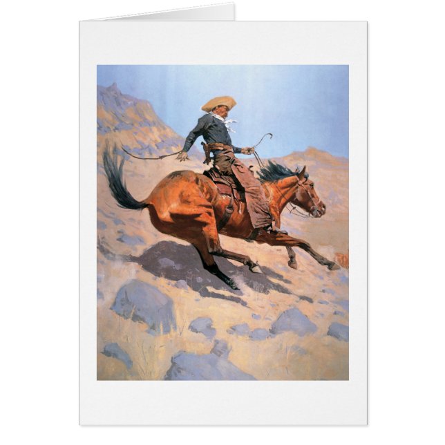 De cowboy (olie op doek) (Voorkant)