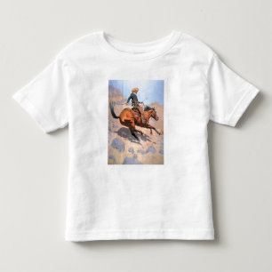 De cowboy (olie op doek) kinder shirts