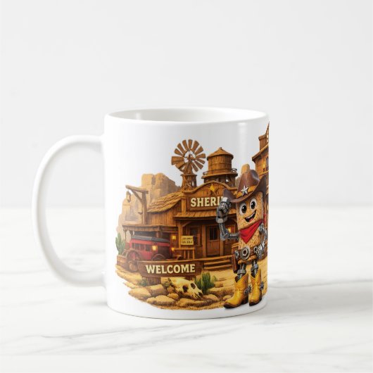 De Cowboy Saloon Koffiemok (Links)