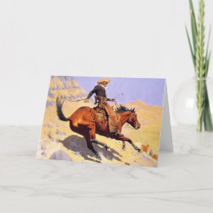 De Cowboy (van Frederic Remington) Kaart