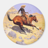 De Cowboy (van Frederic Remington) Magneet (Voorkant)