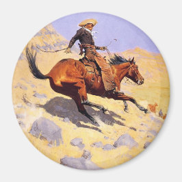 De Cowboy (van Frederic Remington) Magneet
