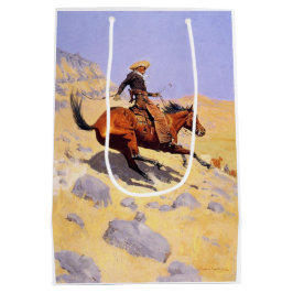 De Cowboy (van Frederic Remington) Medium Cadeauzakje