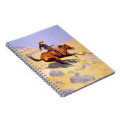 De Cowboy (van Frederic Remington) Notitieboek (Rechterzijde)