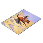 De Cowboy (van Frederic Remington) Notitieboek (Linkerzijde)