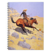 De Cowboy (van Frederic Remington) Notitieboek (Voorkant)