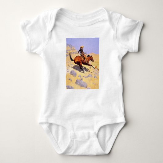 De Cowboy (van Frederic Remington) Romper (Voorkant)