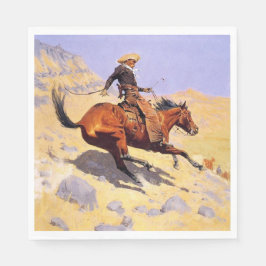 De Cowboy (van Frederic Remington) Servet