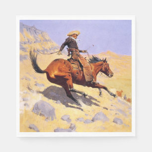 De Cowboy (van Frederic Remington) Servet