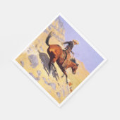 De Cowboy (van Frederic Remington) Servet (Hoek)