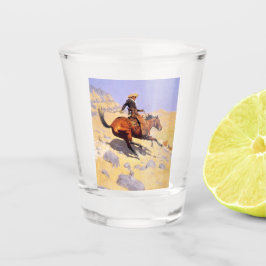De Cowboy (van Frederic Remington) Shot Glas